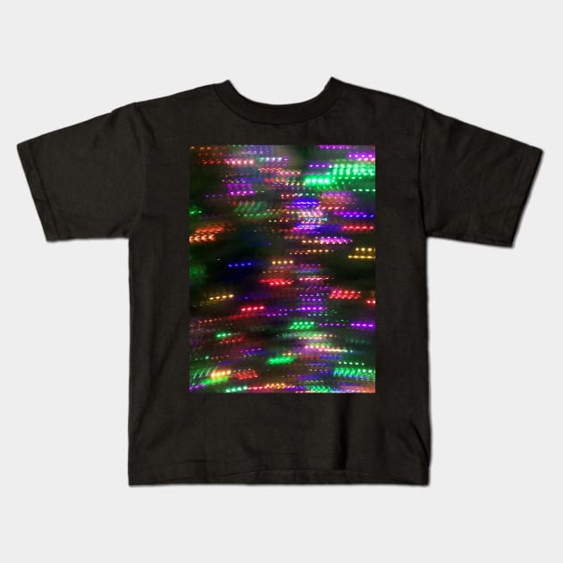 Color Streaks of Light  no. 1 Kids T-Shirt by Neil Feigeles